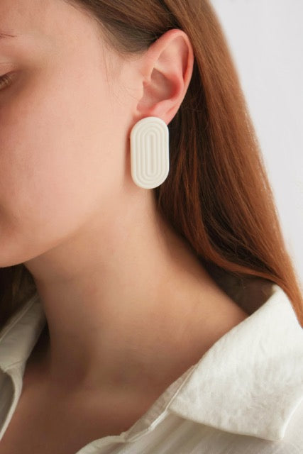 Anni Echo - porcelain earrings