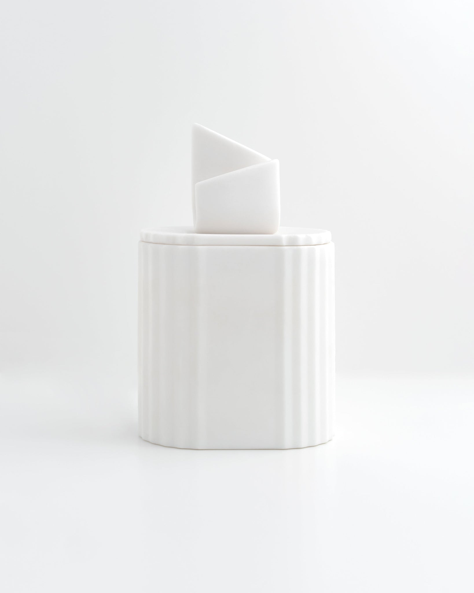 Uneven - porcelain container