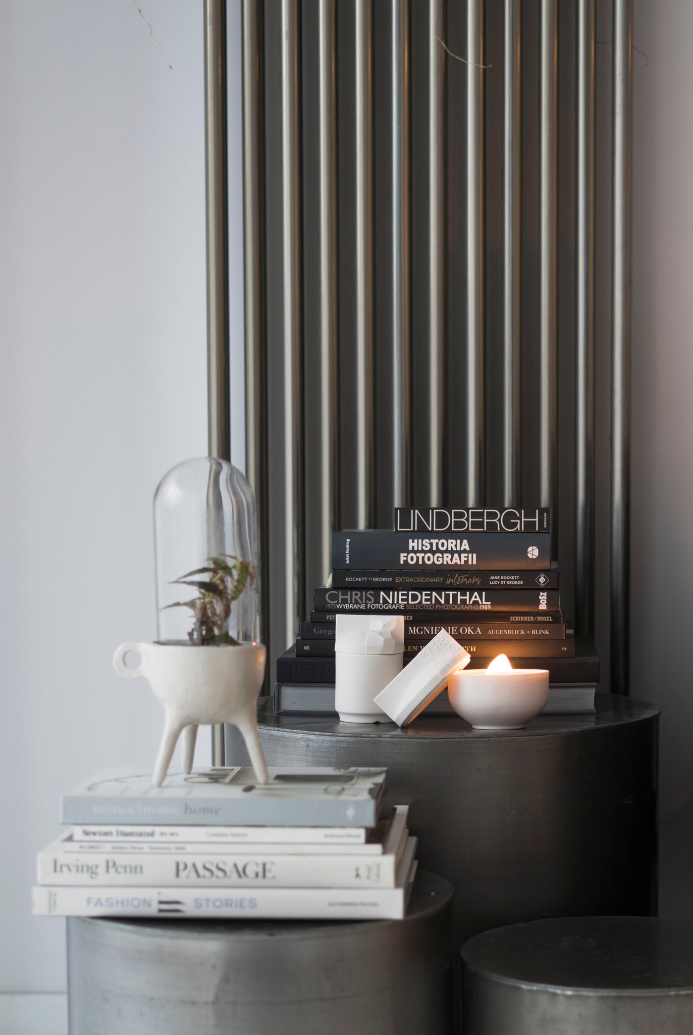 Basalt - porcelain candle