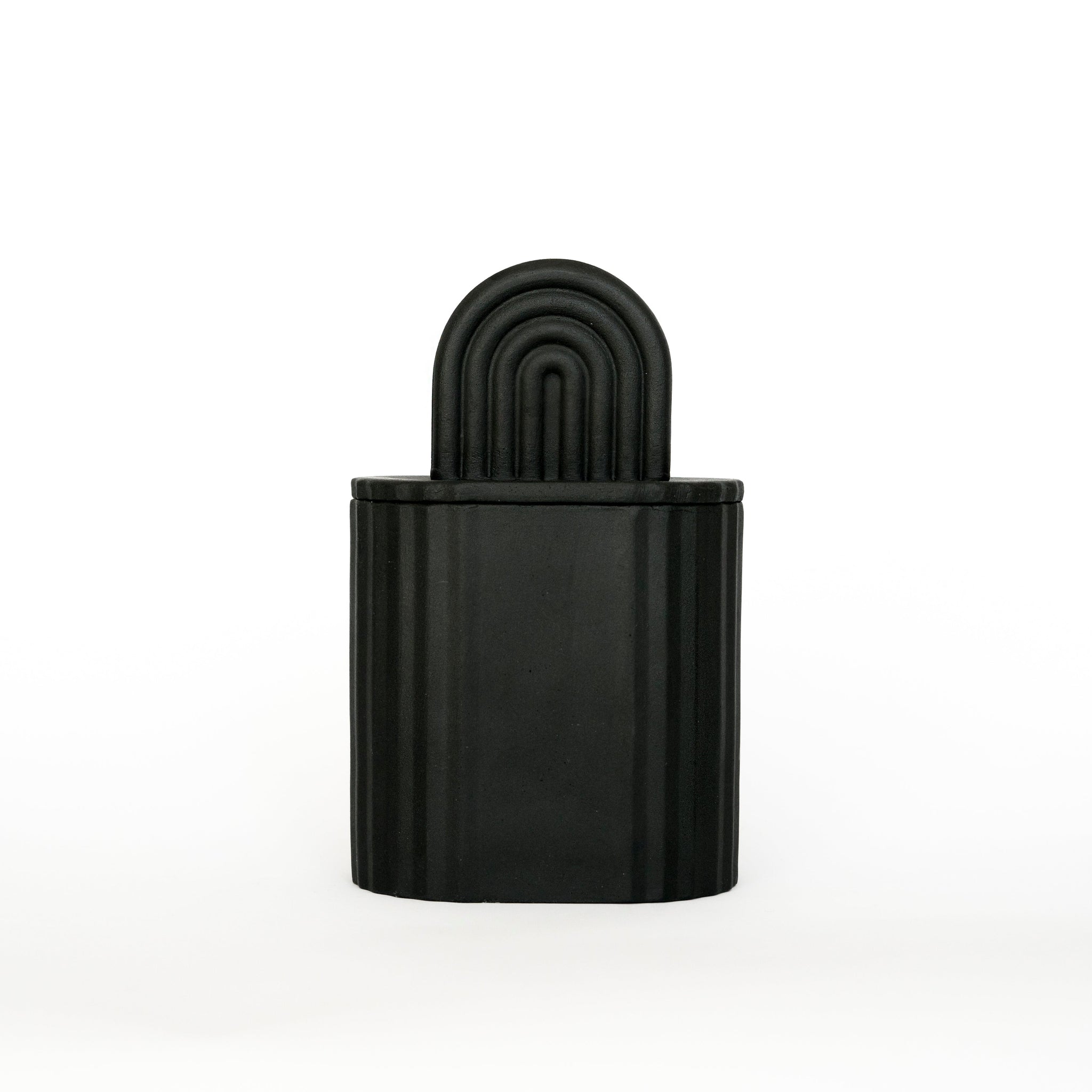 Arco Iris Black - porcelain candle