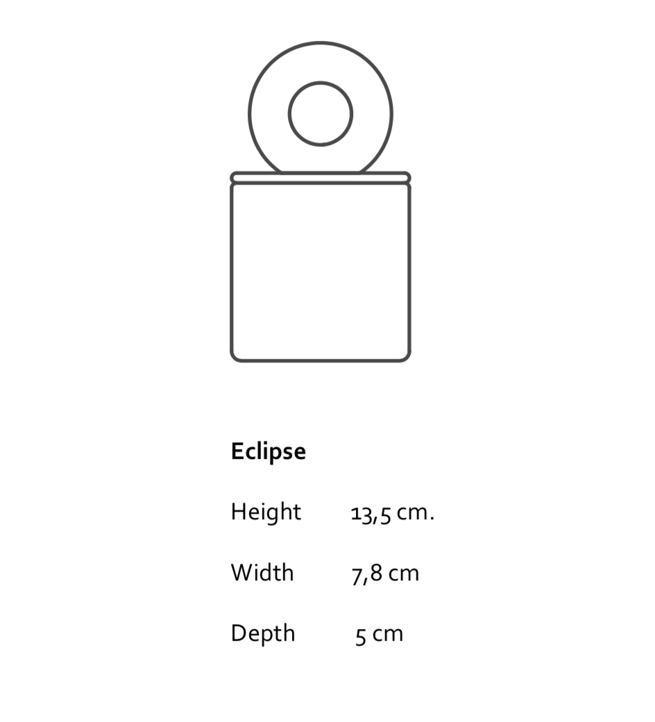 Eclipse - bougie en porcelaine