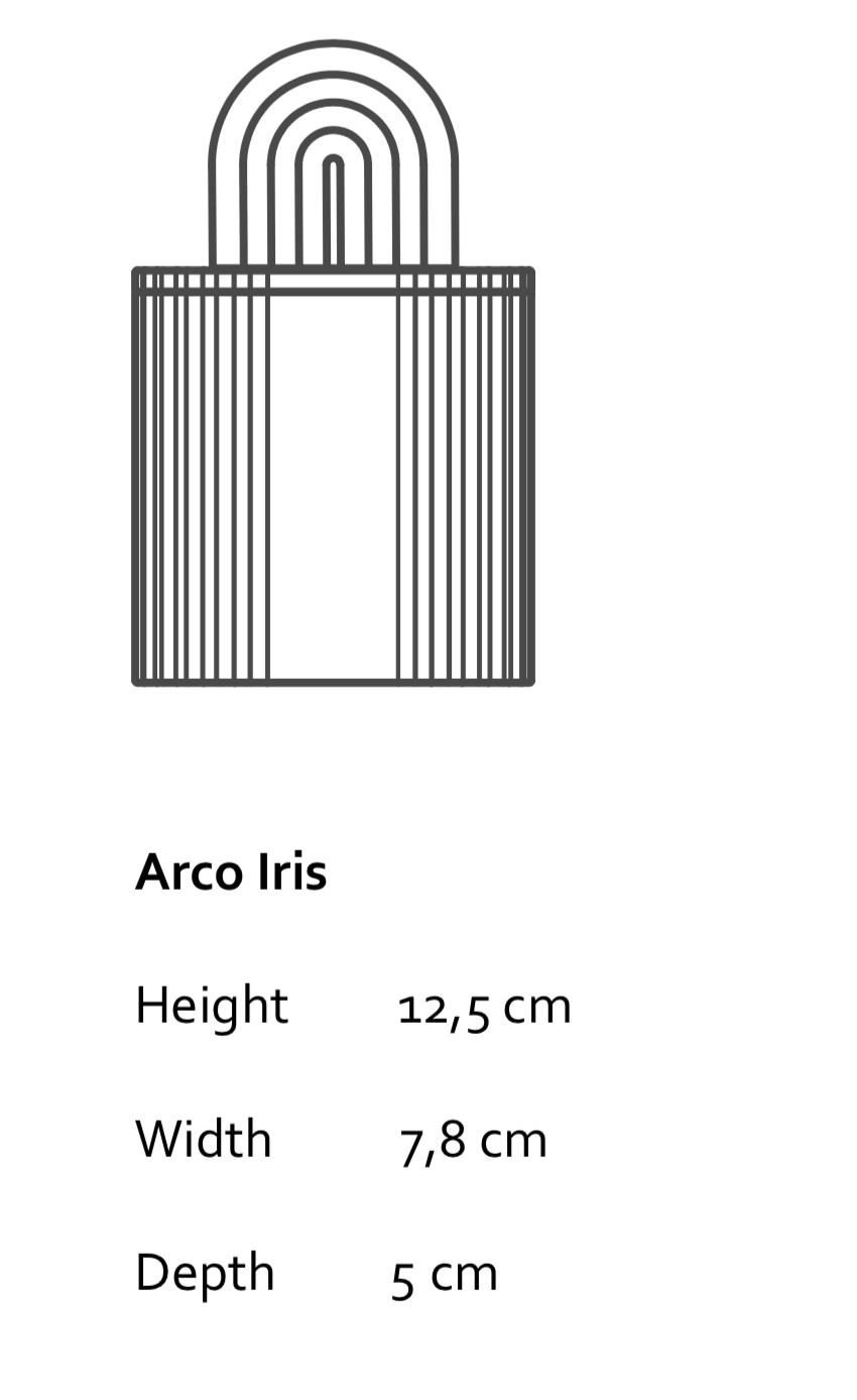 Arco Iris - bougie en porcelaine