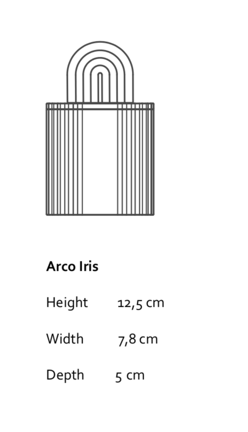 Arco Iris - porcelain container